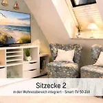 Appartamento Kiek Rut - Gartenstrand, Wallbox & Sauna, Zusaetzlicher Loft In Harlesiel Wittmund