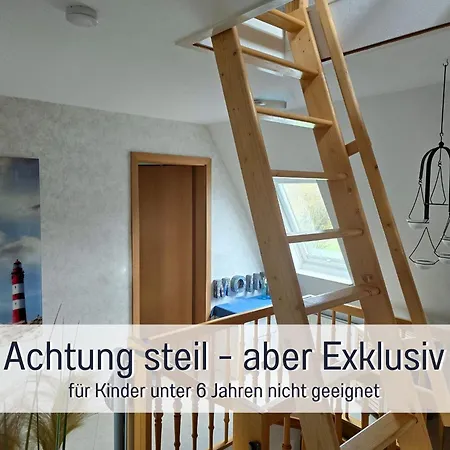 Apartman Kiek Rut - Gartenstrand, Wallbox & Sauna, Alles Fuer Familie, Zusaetzlicher Loft In Harlesiel *