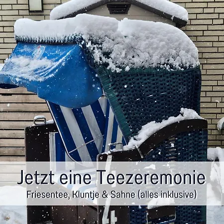 Ferienwohnung Kiek Rut - Im Herbst Nach Harlesiel, Wallbox & Infrarotkabine, Neu Kaminofen, Alles Fuer Zwei Paare Oder Eine Familie, Gartenstrand, 3 Terrassen Lejlighed