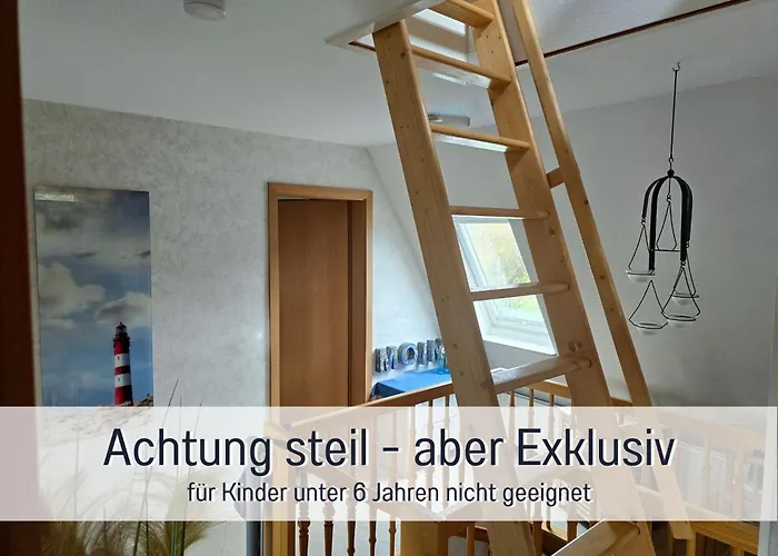 Lägenhet Kiek Rut - Familienzeit, Gartenstrand, Wallbox & Sauna, Zusaetzliche Loft *
