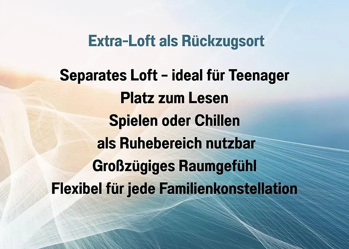 Kiek Rut - Familienzeit, Gartenstrand, Wallbox & Sauna, Zusaetzliche Loft